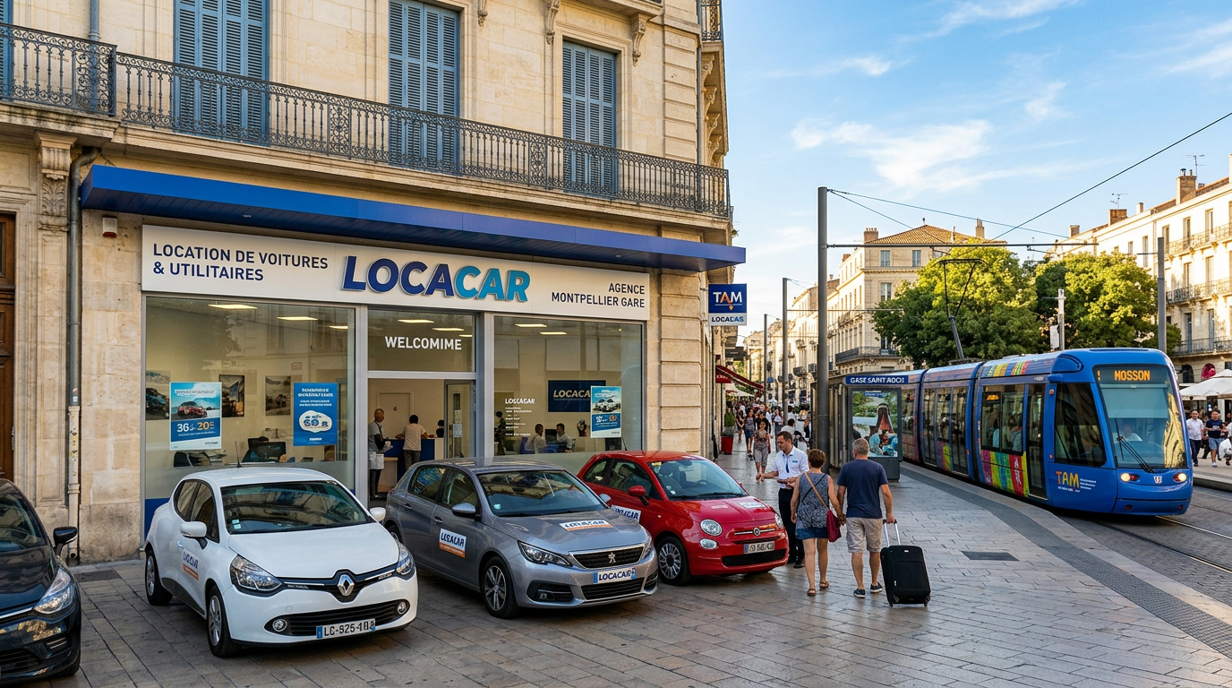 Agence Locacar Montpellier