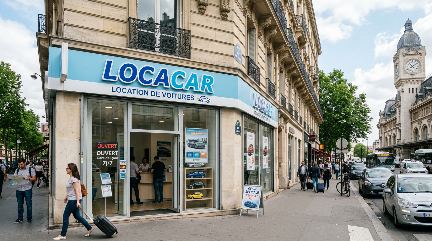 Agence Locacar Paris Gare de Lyon