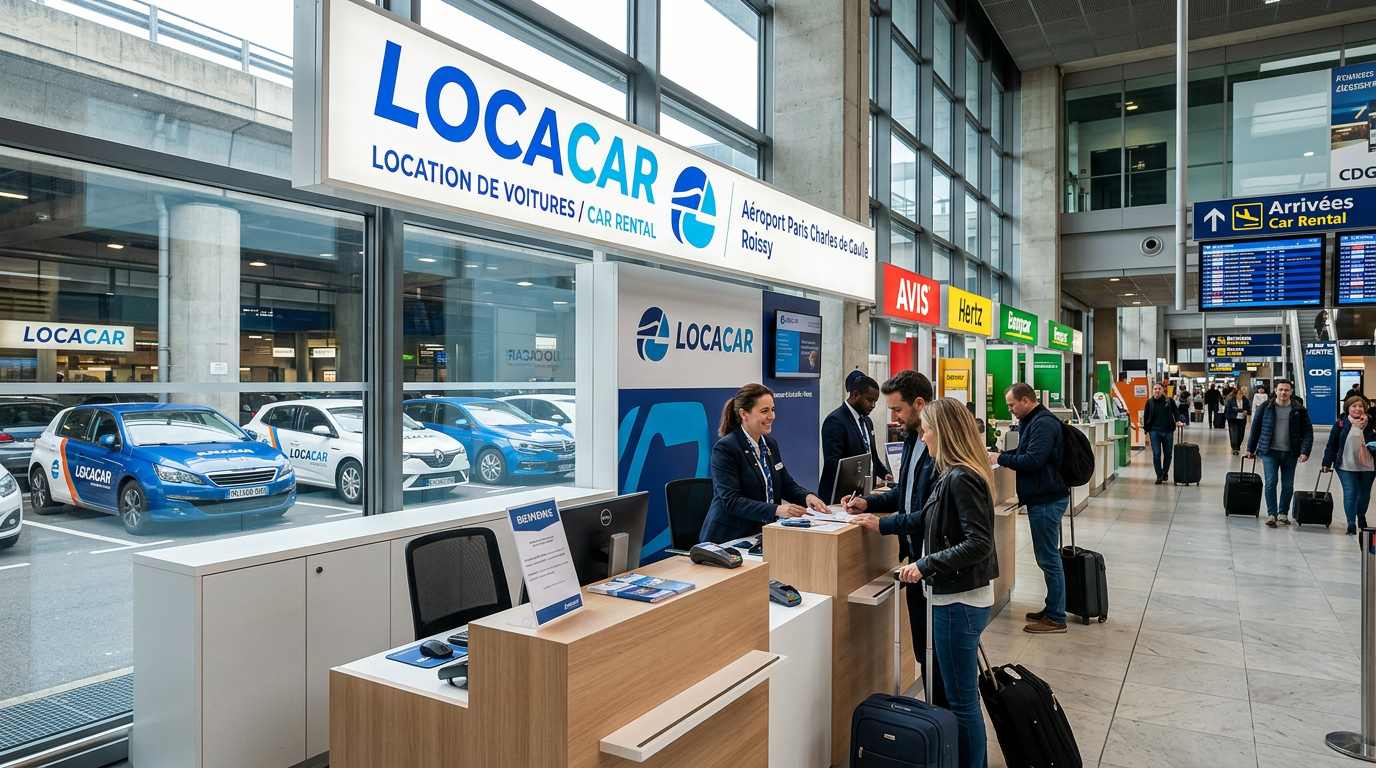 Agence Locacar Paris CDG